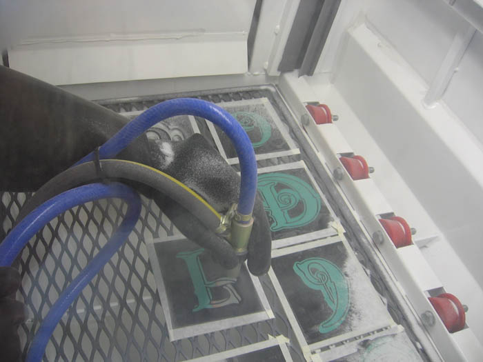 Blasting with my new cabinet.jpg