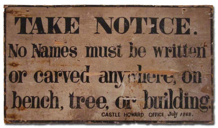 Graffity was already a problem in 1888!